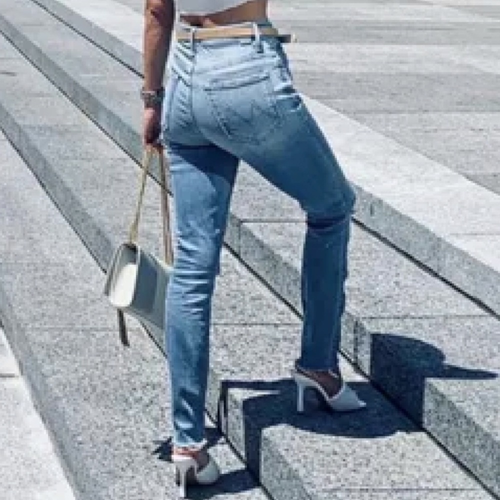 Mother Denim The Stunner Ankle Fray